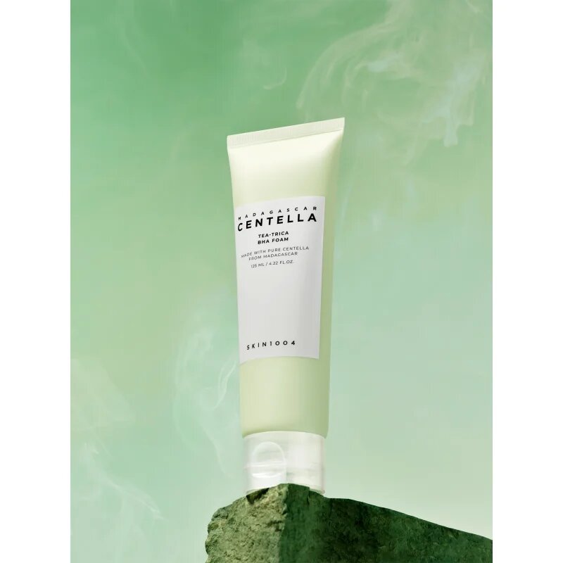 SKIN1004 Madagascar Centella Tea-Trica BHA Foam globinsko čistilna pena za problematično kožo akne 125 ml