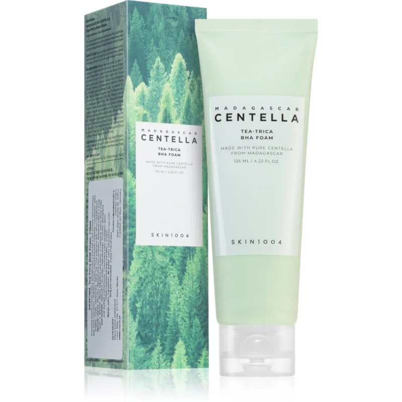 SKIN1004 Madagascar Centella Tea-Trica BHA Foam globinsko čistilna pena za problematično kožo akne 125 ml