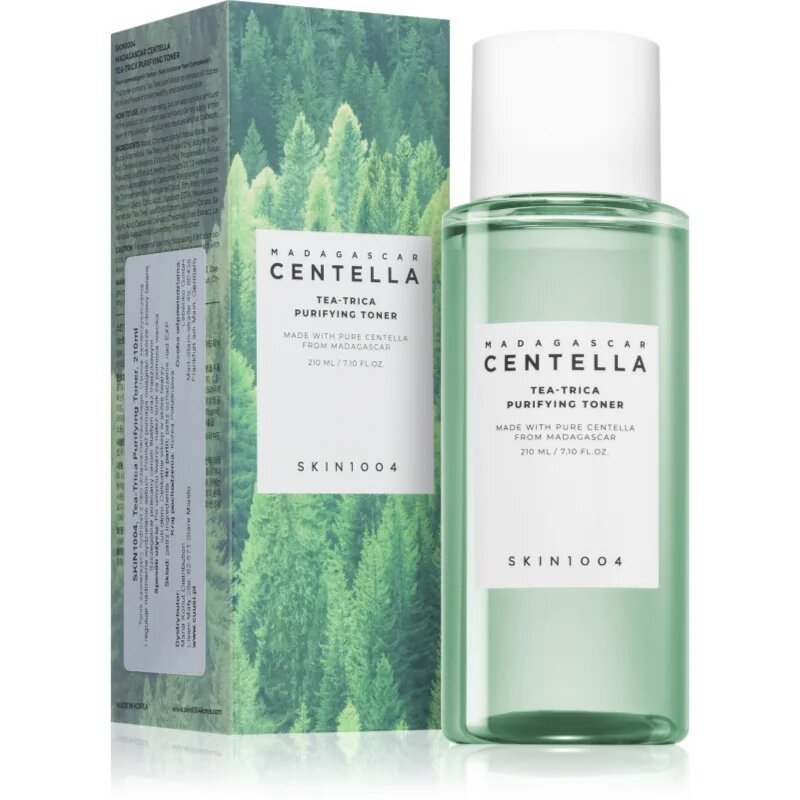 SKIN1004 Madagascar Centella Tea-Trica Purifying Toner globinsko čiístilni tonik za glajenje kože in zmanjšanje por 210 ml