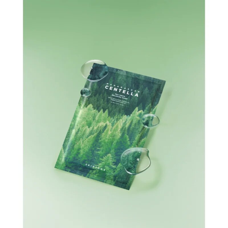 SKIN1004 Madagascar Centella Tea-Trica Relaxing Mask maska iz platna za pomiritev kože 23 ml