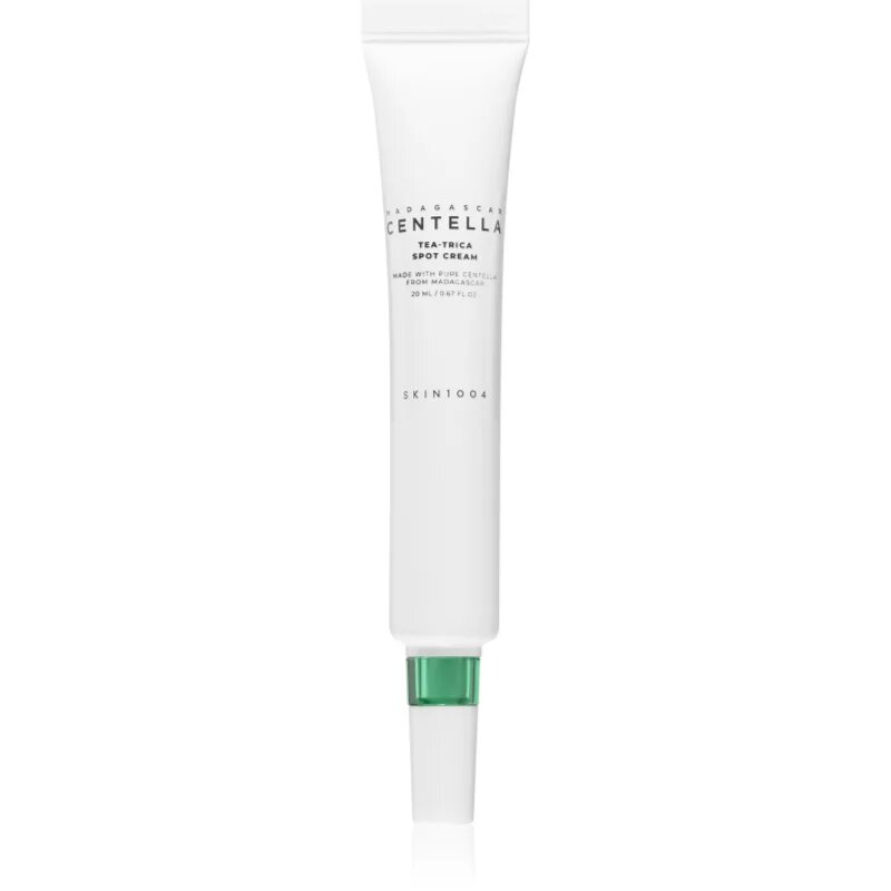 SKIN1004 Madagascar Centella Tea-Trica Spot Cream lokalna nega proti aknam s pomirjajočim učinkom 20 ml