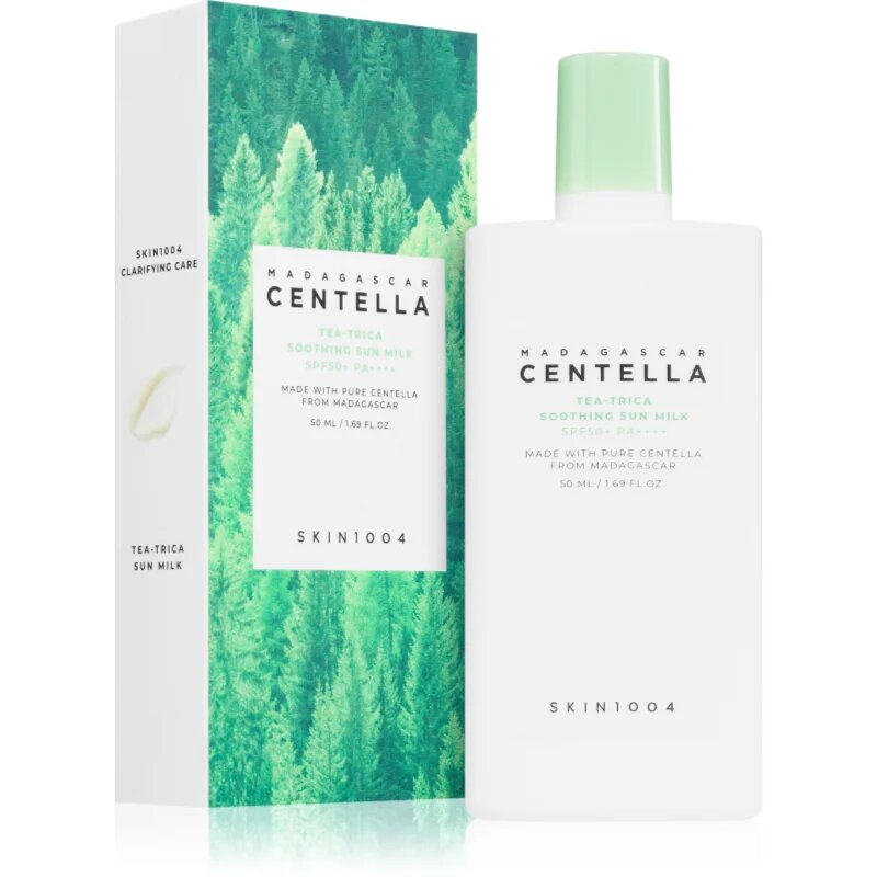 SKIN1004 Madagascar Centella Tea-Trica Sun Milk ekstra lahek losjon za sončenje SPF 50+ 50 ml