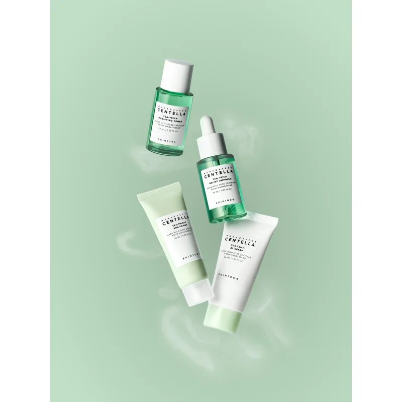 SKIN1004 Madagascar Centella Tea-Trica Travel Kit Potovalni set za problematično kožo