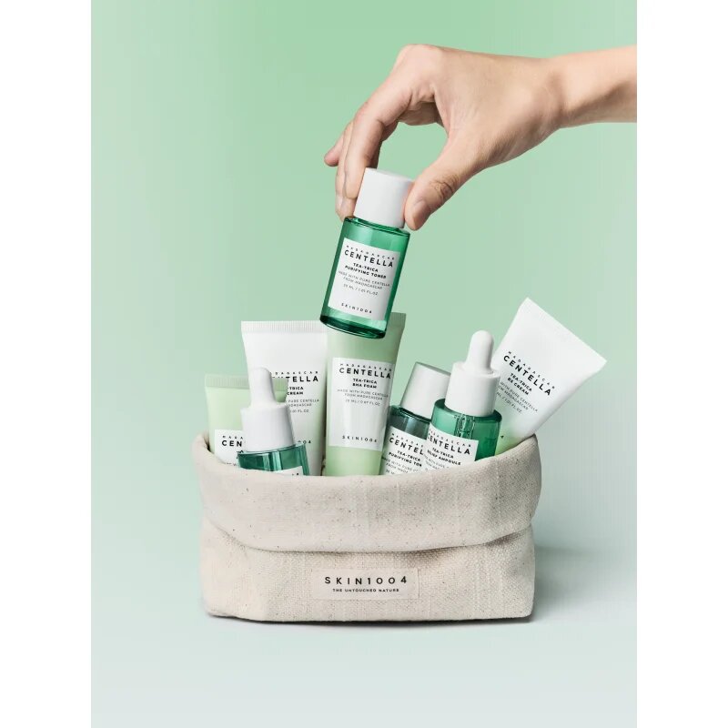 SKIN1004 Madagascar Centella Tea-Trica Travel Kit Potovalni set za problematično kožo