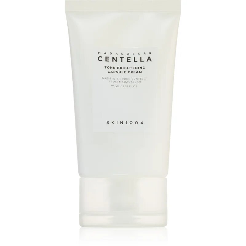 SKIN1004 Madagascar Centella Tone Brightening Capsule Cream revitalizacijska in posvetlitvena krema s pomirjajočim učinkom 75 ml