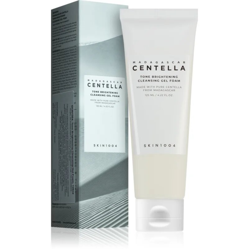 SKIN1004 Madagascar Centella Tone Brightening Cleansing Gel Foam penasti čistilni gel za osvetljevanje kože in hidratacijo 125 ml