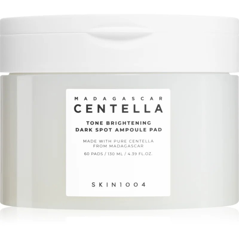 SKIN1004 Madagascar Centella Tone Brightening Dark Spot Ampoule Pad tonizirajoče blazinice proti temnim madežem 60 kos