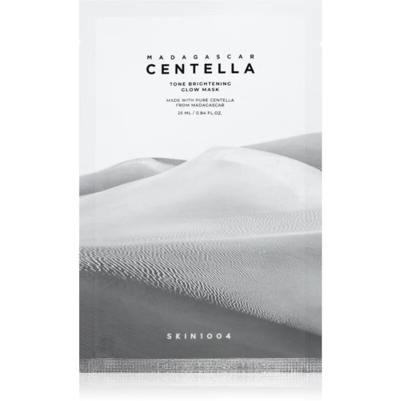 SKIN1004 Madagascar Centella Tone Brightening Glow Mask revitalizacijska maska iz platna s pomirjajočim učinkom 25 ml
