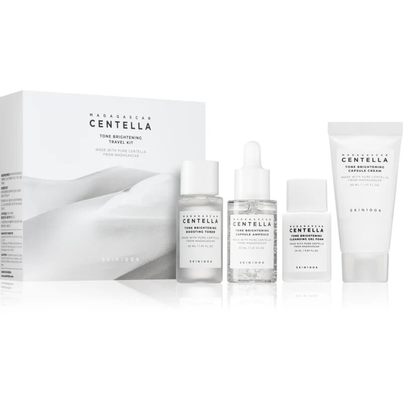 SKIN1004 Madagascar Centella Tone Brightening Travel Kit Potovalni set za osvetlitev kože