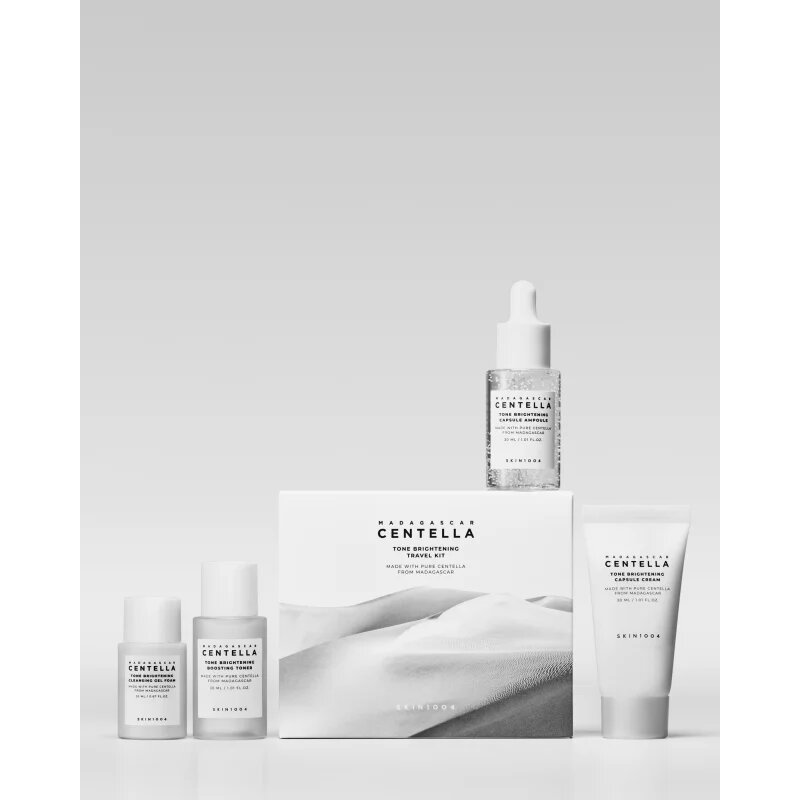 SKIN1004 Madagascar Centella Tone Brightening Travel Kit Potovalni set za osvetlitev kože