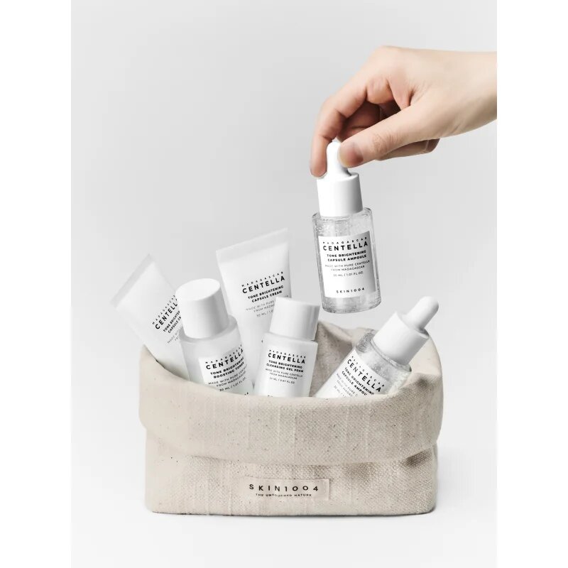 SKIN1004 Madagascar Centella Tone Brightening Travel Kit Potovalni set za osvetlitev kože