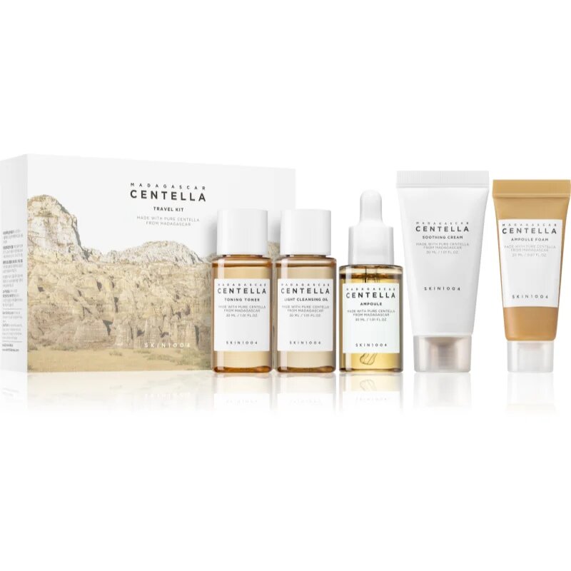 SKIN1004 Madagascar Centella Travel Kit Potovalni set za občutljivo in razdraženo kožo