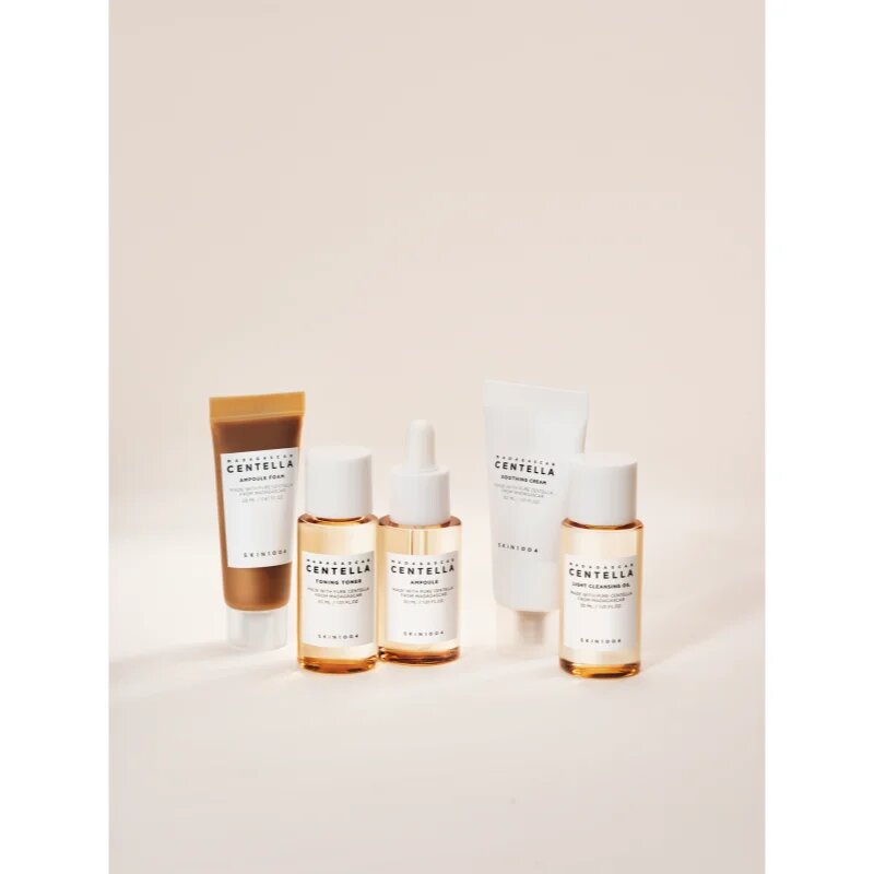 SKIN1004 Madagascar Centella Travel Kit Potovalni set za občutljivo in razdraženo kožo