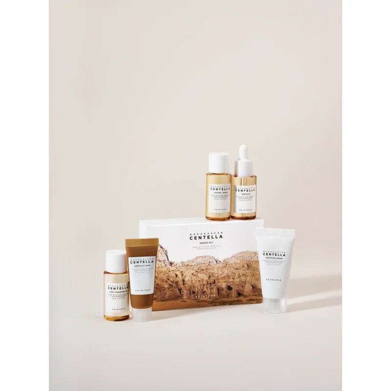 SKIN1004 Madagascar Centella Travel Kit Potovalni set za občutljivo in razdraženo kožo
