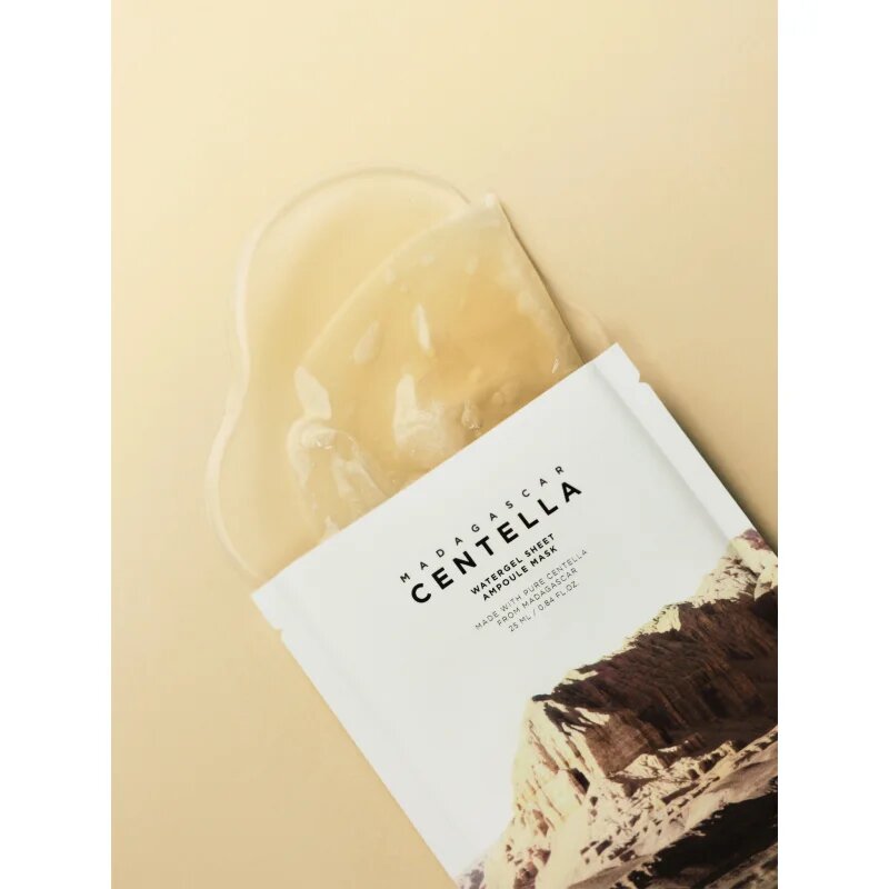 SKIN1004 Madagascar Centella Watergel Sheet Ampoule Mask intenzivna hidrogelna maska z vlažilnim učinkom 25 ml