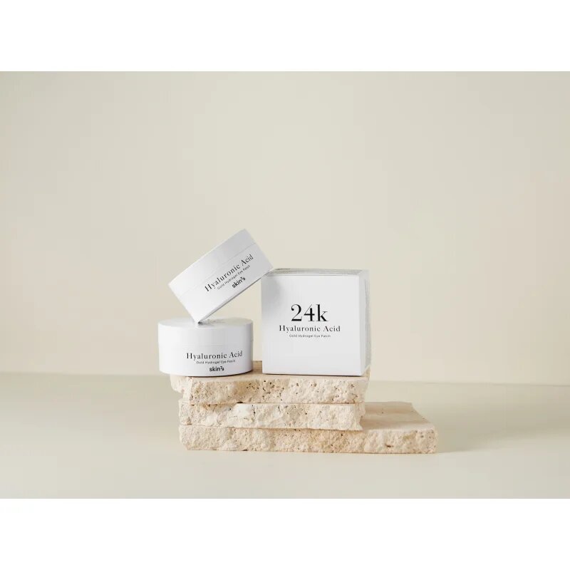 Skin79 24k Gold Hyaluronic Acid hidrogel maska za predel okoli oči s hialuronsko kislino 60 kos