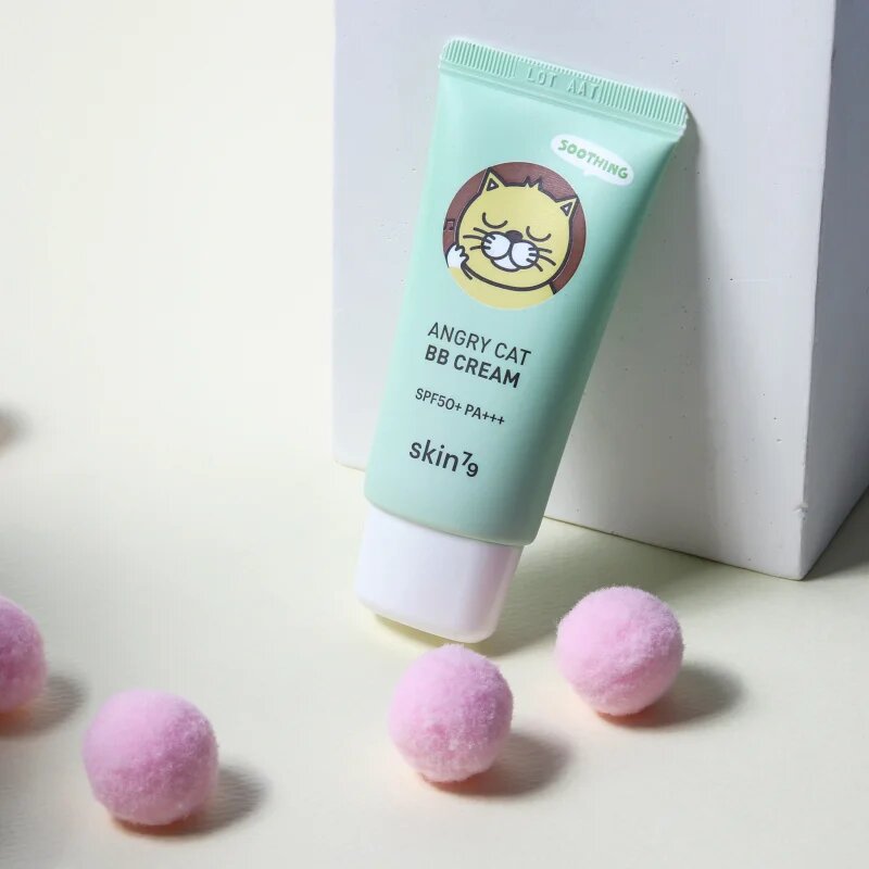 Skin79 Animal For Angry Cat BB krema proti nepravilnostim na koži SPF 50+ odtenek Petal Beige 30 ml