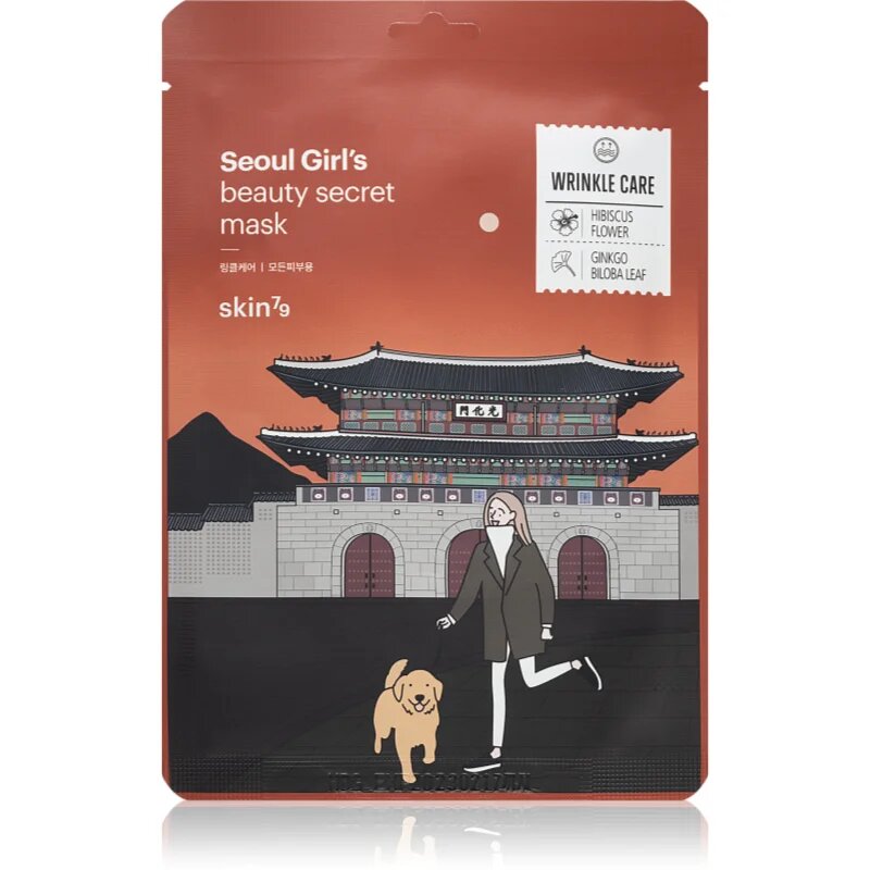 Skin79 Seoul Girl's Beauty Secret maska proti gubam iz platna 20 g