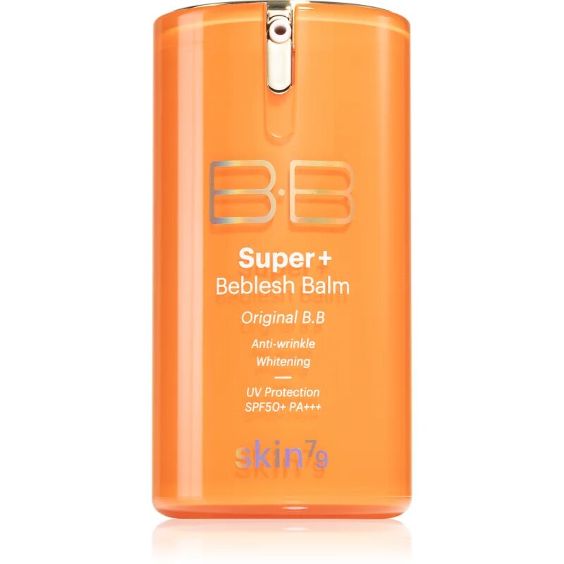 Skin79 Super+ Beblesh Balm BB krema proti nepravilnostim na koži SPF 50+ odtenek Vital Orange 40 ml