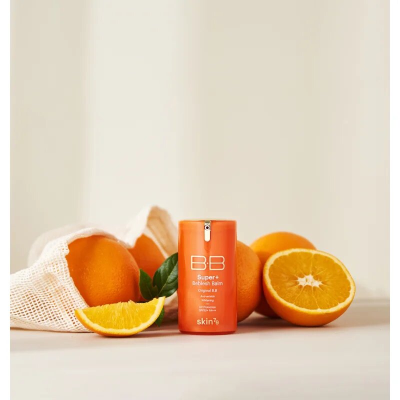 Skin79 Super+ Beblesh Balm BB krema proti nepravilnostim na koži SPF 50+ odtenek Vital Orange 40 ml