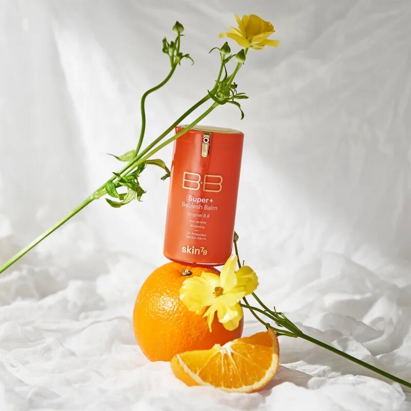 Skin79 Super+ Beblesh Balm BB krema proti nepravilnostim na koži SPF 50+ odtenek Vital Orange 40 ml