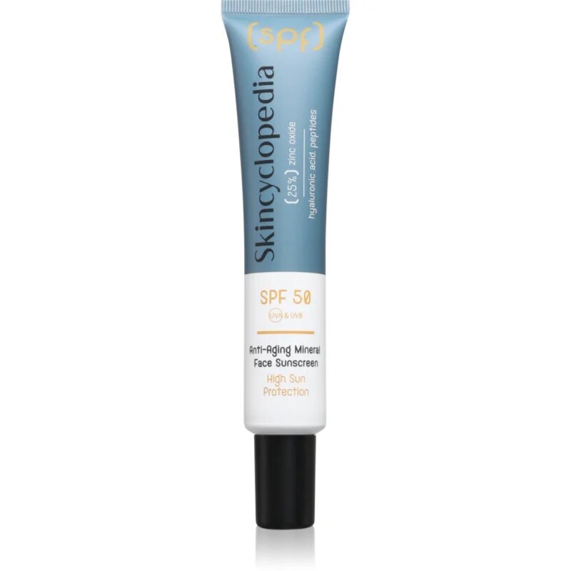 Skincyclopedia Anti-Aging Mineral Face Sunscreen krema proti staranju SPF 50 40 ml