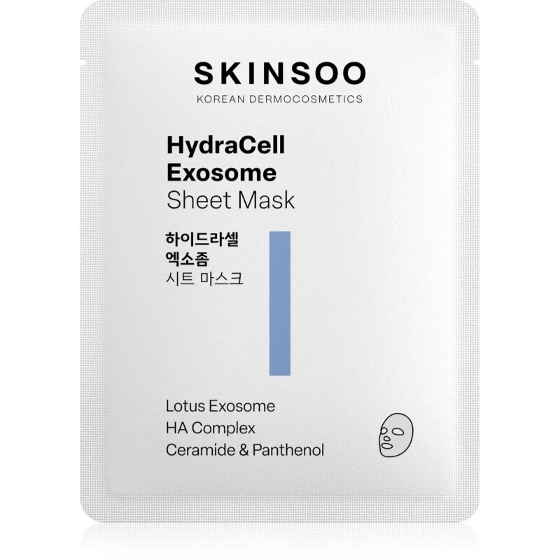 SKINSOO HydraCell Exosome Sheet Mask vlažilna tekstilna maska 22 g