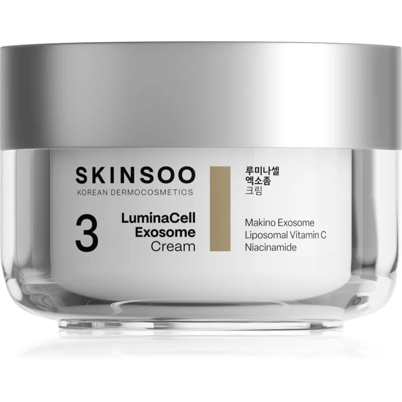 SKINSOO LuminaCell Exosome Cream posvetlitvena krema za obraz 50 ml