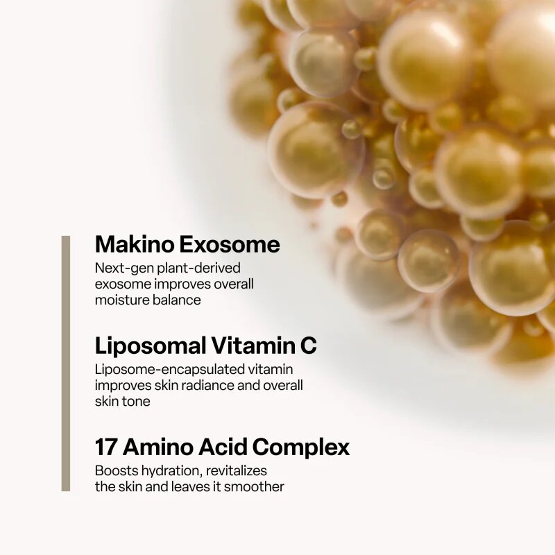 SKINSOO LuminaCell Exosome Sheet Mask revitalizacijska maska iz platna 22 g
