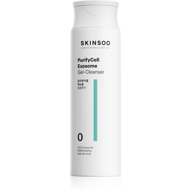 SKINSOO PurifyCell Exosome Cleanser eksfoliacijski čistilni gel 250 ml