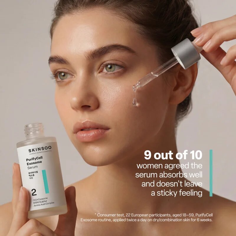 SKINSOO PurifyCell Exosome Serum regeneracijski serum za zmanjšanje por 50 ml