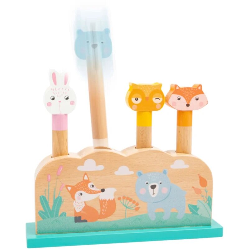 Small foot by Legler Game Pop Up Animals aktivnostna igrača 18m+ 1 kos