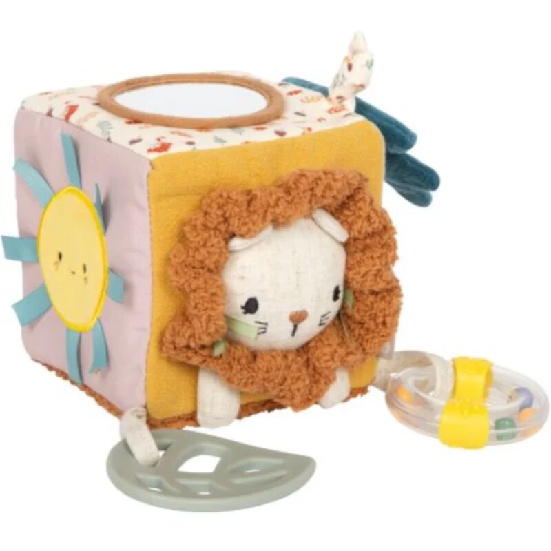 Small foot Little Lion Fabric Playing Cube aktivnostna igrača 0m+ 1 kos