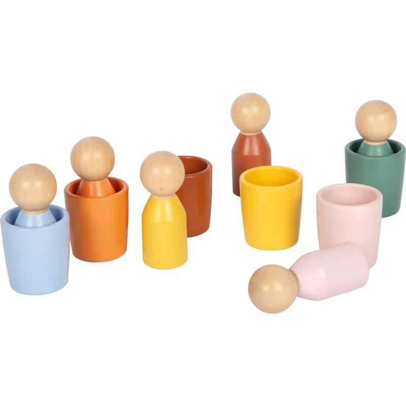 Small foot Montessori komplet igrač iz lesa 12m+ 12 kos
