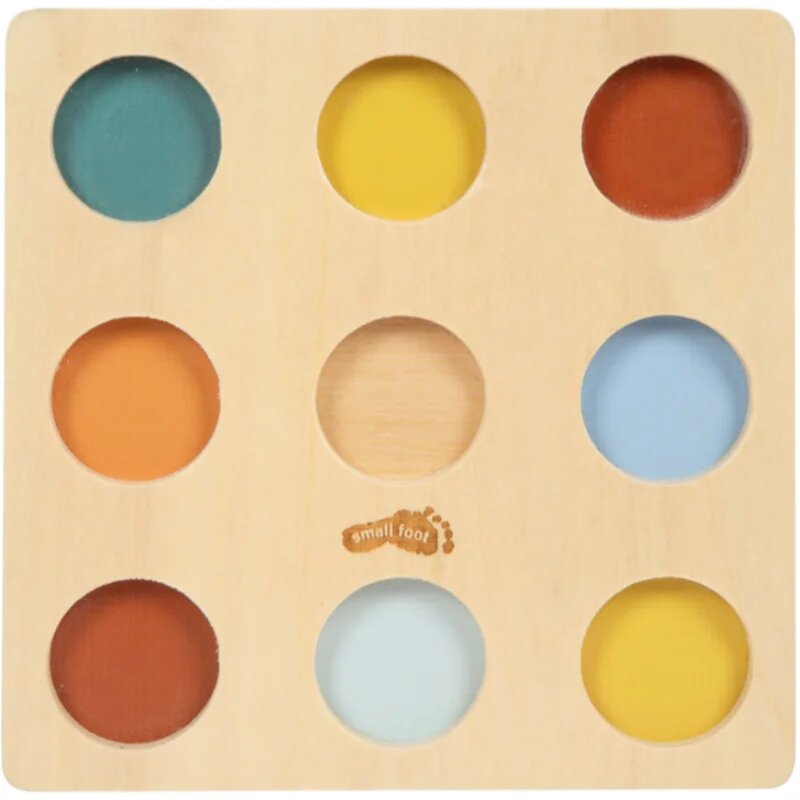Small foot Montessori Sorting Game with Balls razvrščevalna igra 12m+ 15 kos