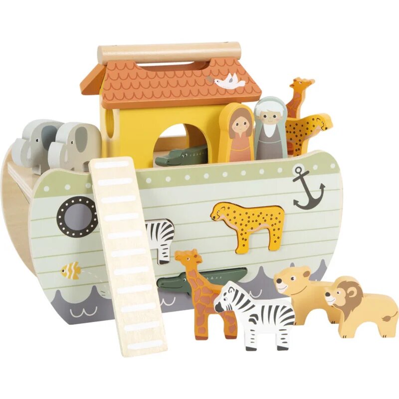 Small foot Noah's Ark komplet igrač iz lesa 12 m+ 15 kos