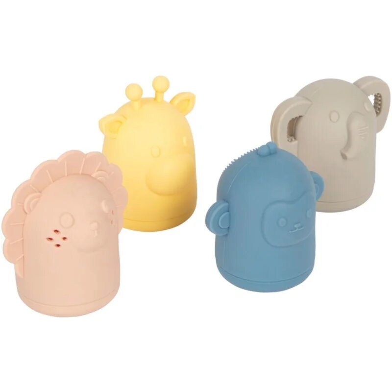 Small foot Silicone Bath Toy Set igrača za v vodo 12m+ 4 kos