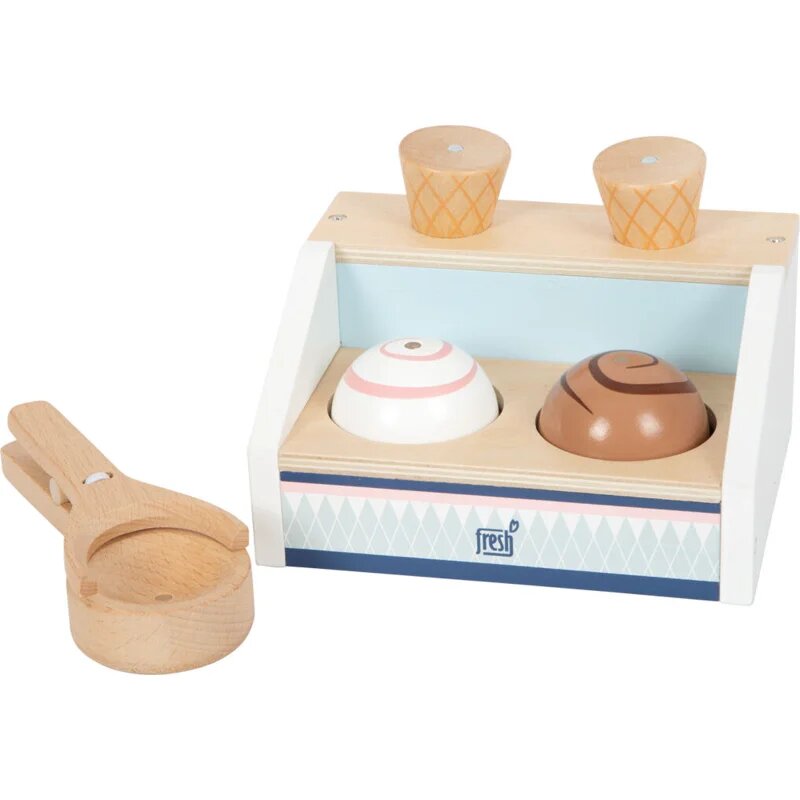 Small foot Wooden Ice Cream Stand Fresh komplet igrač za otroke 3 y+ 1 kos