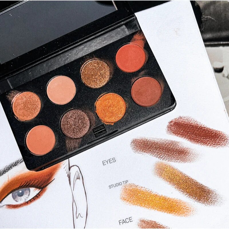 Smashbox Always On Mood Board Eye Shadow Palette paleta senčil za oči odtenek Fiery Vibes 68 g