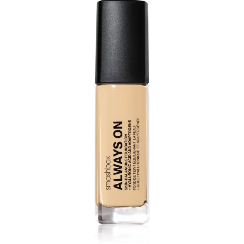 Smashbox Always On Skin Balancing Foundation dolgoobstojen tekoči puder odtenek L10W - LEVEL-ONE LIGHT WITH A WARM UNDERTONE 30 ml