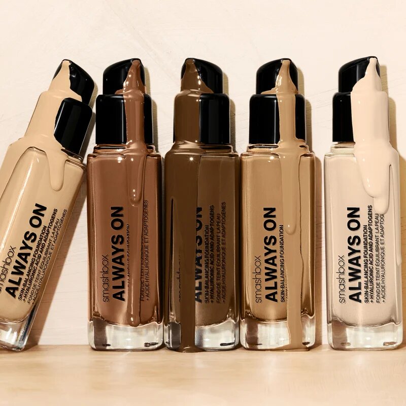 Smashbox Always On Skin Balancing Foundation dolgoobstojen tekoči puder odtenek L10W - LEVEL-ONE LIGHT WITH A WARM UNDERTONE 30 ml