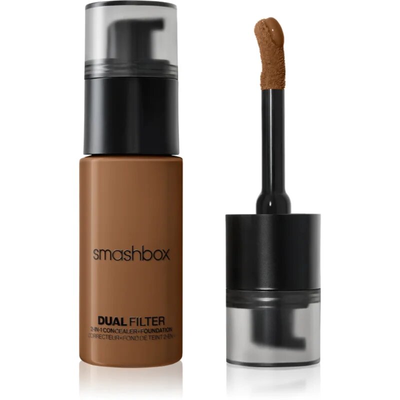 Smashbox DUAL-FILTER 2-in-1 Concealer + Foundation puder in korektor odtenek Dark 29 Neutral 23.6 ml