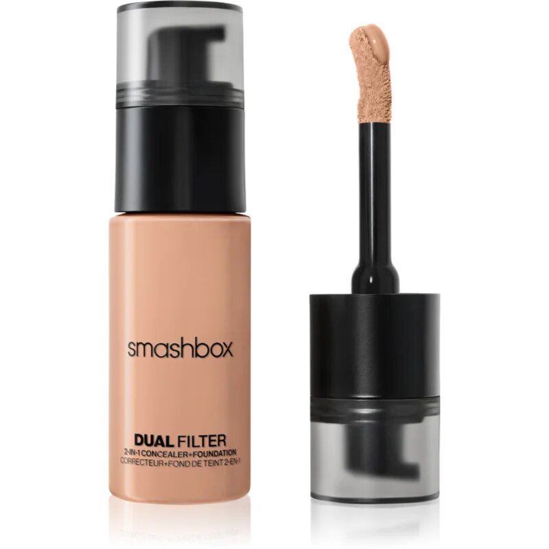 Smashbox DUAL-FILTER 2-in-1 Concealer + Foundation puder in korektor odtenek Light Medium 12 Cool 23.6 ml