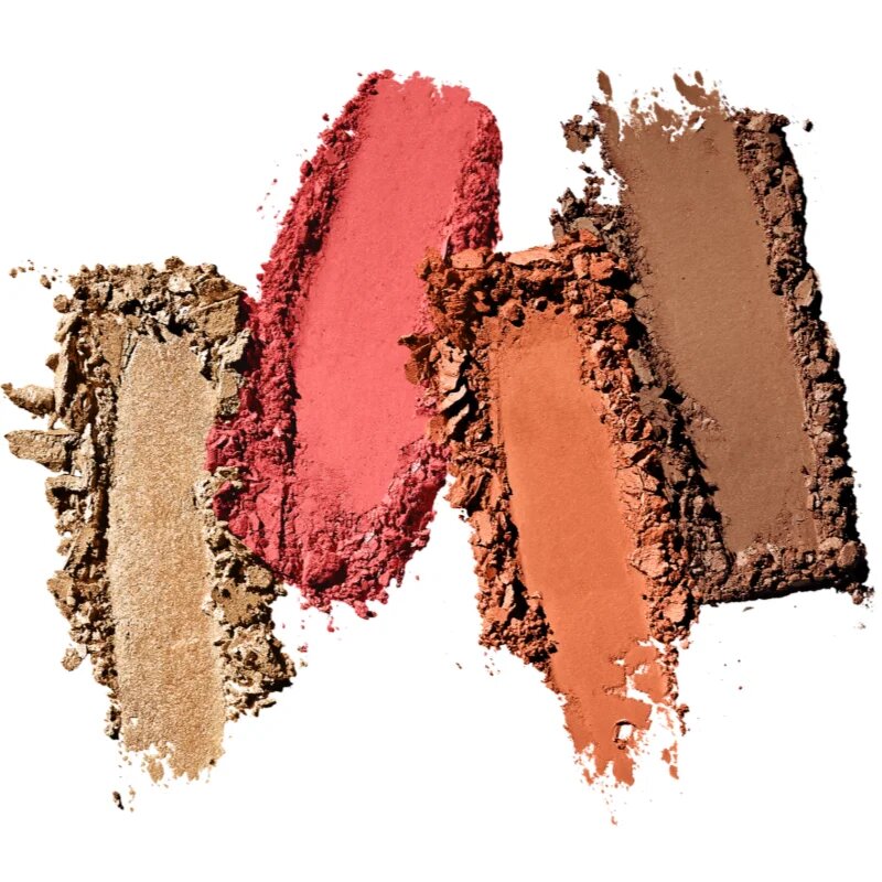 Smashbox Halo Sculpt + Glow Face Palette paleta osvetljevalcev in rdečil odtenek Coral Saturation 157 g