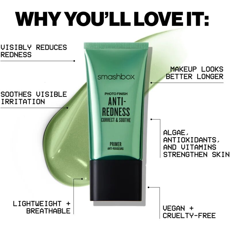 Smashbox Photo Finish Anti-Redness Primer podlaga proti rdečici na obrazu 30 ml