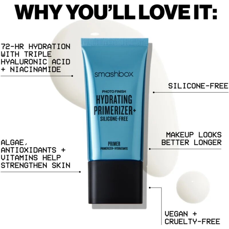 Smashbox Photo Finish Hydrating Primerizer+ vlažilna podlaga 10 ml