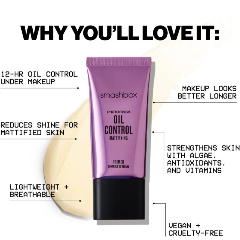 Smashbox Photo Finish Oil Control Primer podlaga za mastno kožo 30 ml