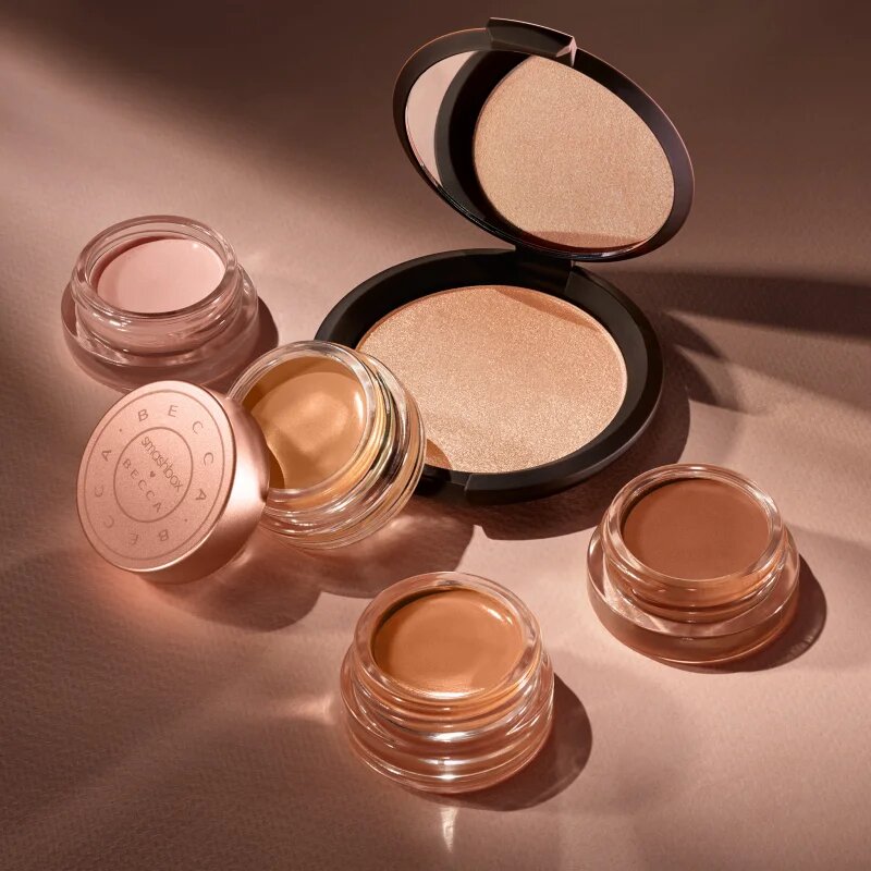 Smashbox x Becca Shimmering Skin Perfector Pressed Highlighter osvetljevalec odtenek Rose Quarz 7 g