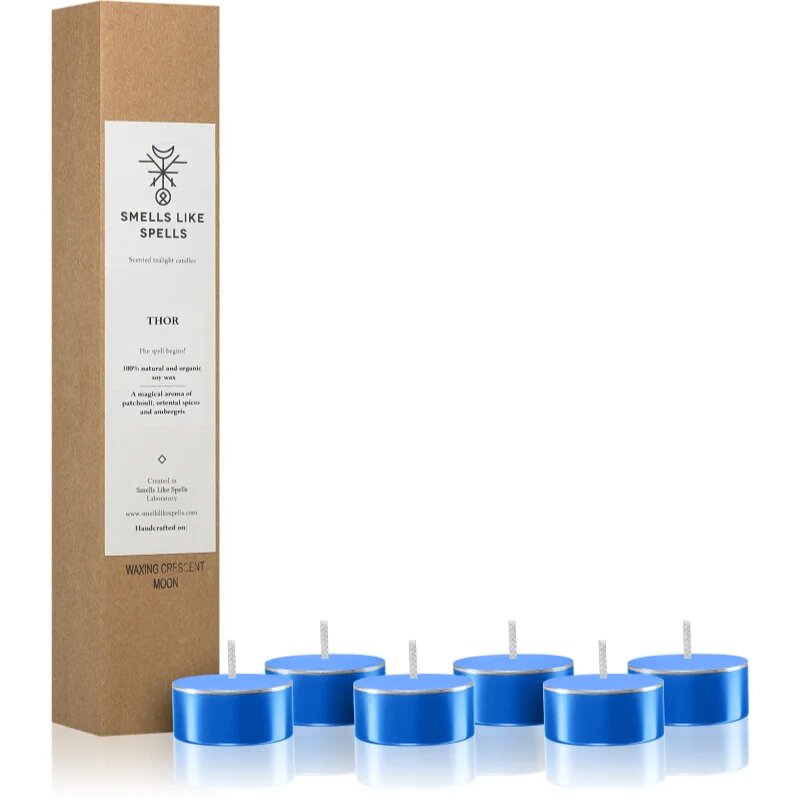 Smells Like Spells Norse Magic Thor čajna sveča (concentration/career) 6 kos