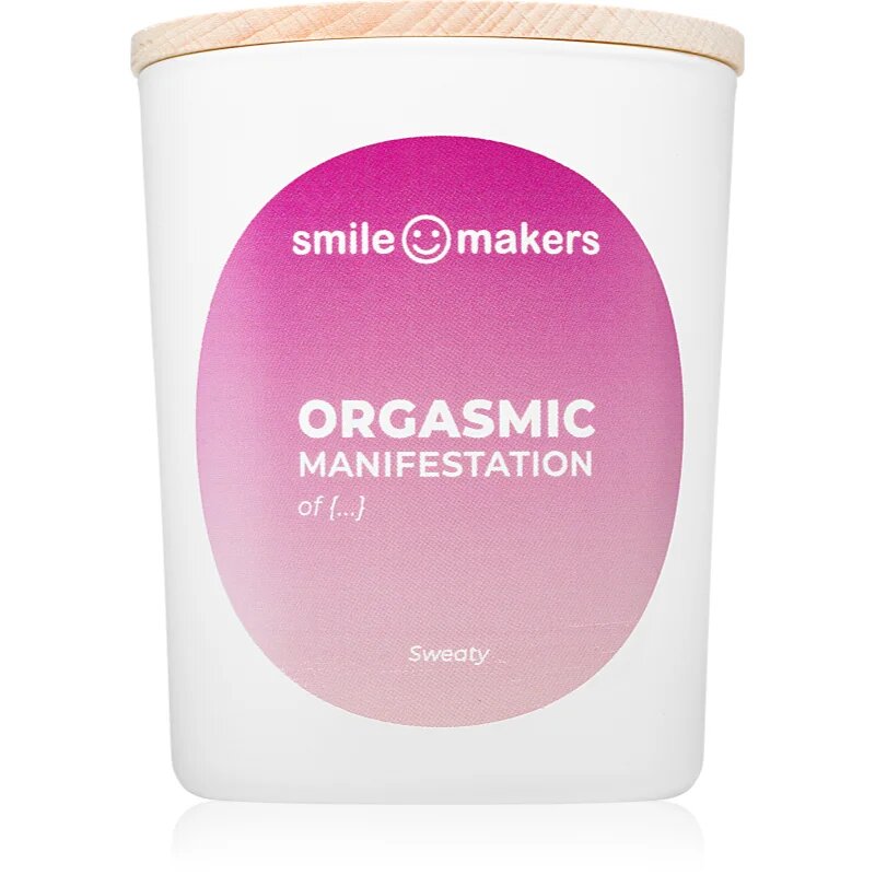 Smile Makers Orgasmic Manifestations dišeča sveča Sweaty 180 g